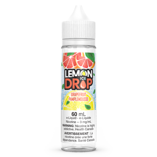 Grapefruit LEMON DROP ICE Vape Juice E-Liquid 60mL Freebase