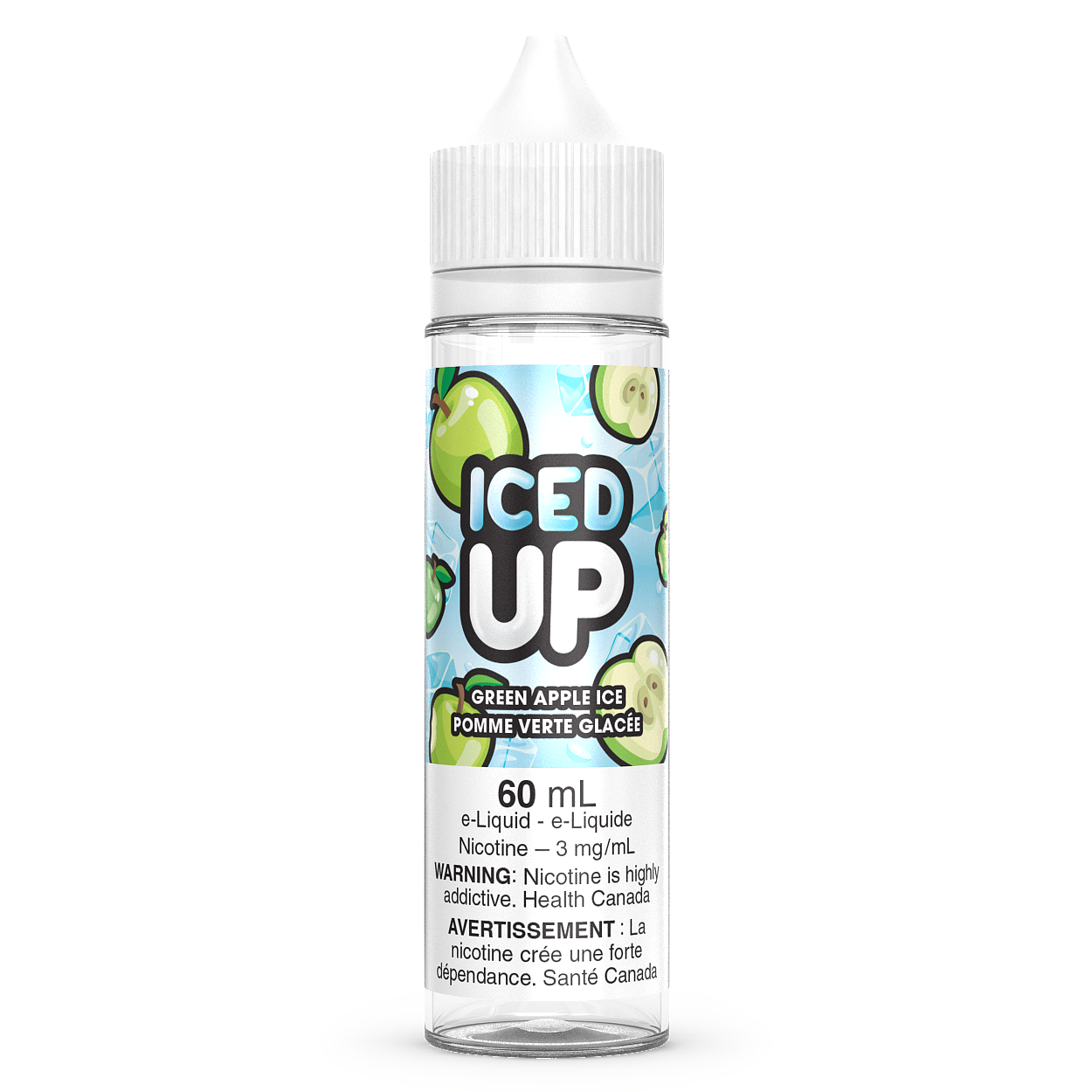 Green Apple Ice Iced Up E-Liquid 60ml