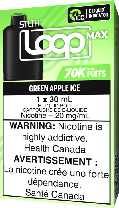 Green Apple Ice STLTH LOOP MAX Pod Pack