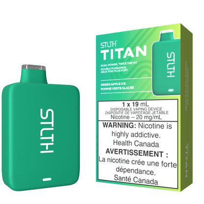 Green Apple Ice STLTH TITAN Disposable Vape