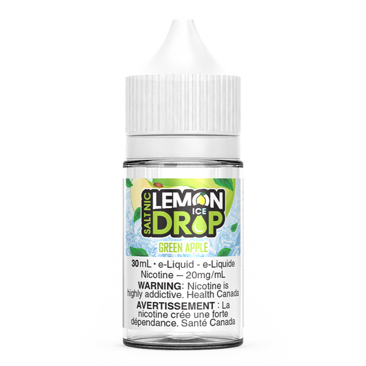 Green Apple LEMON DROP ICE Salt Nic Vape Juice E-Liquid 30mL