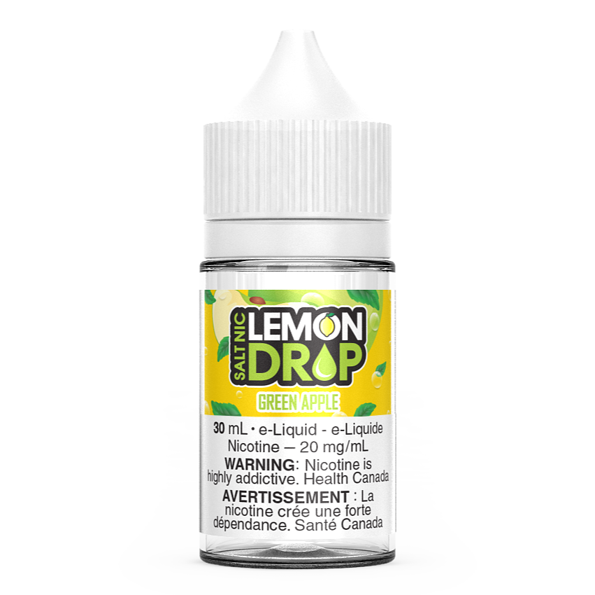 Green Apple LEMON DROP Salt Nic Vape Juice E-Liquid 30mL