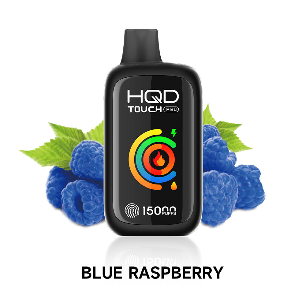 HQD Touch Pro 15000 Puffs Disposable Vape Blue Raspberry