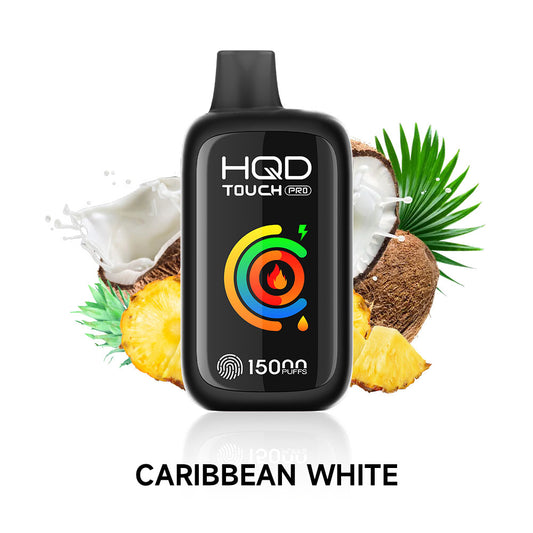 HQD Touch Pro 15000 Puffs Disposable Vape Caribbean White