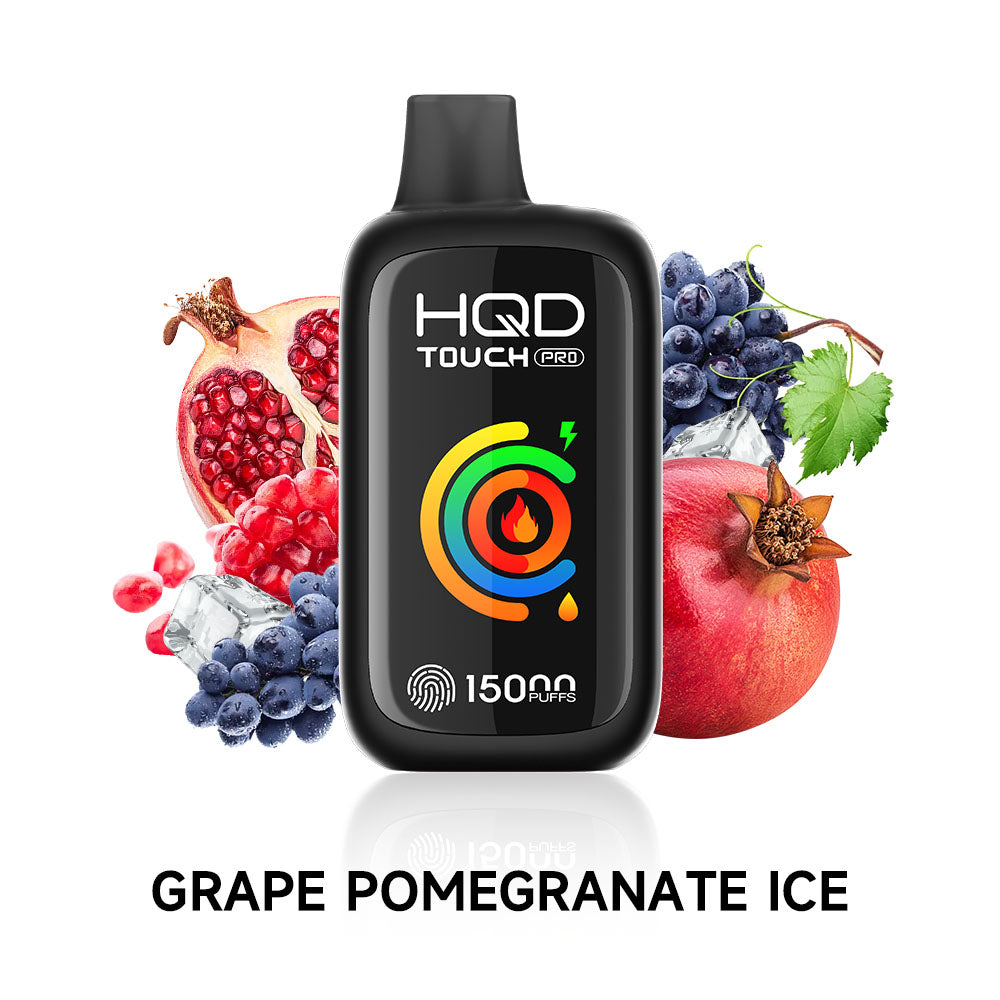 HQD Touch Pro 15000 Puffs Disposable Vape Grape Pomegranate