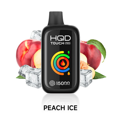 HQD Touch Pro 15000 Puffs Disposable Vape Peach Ice