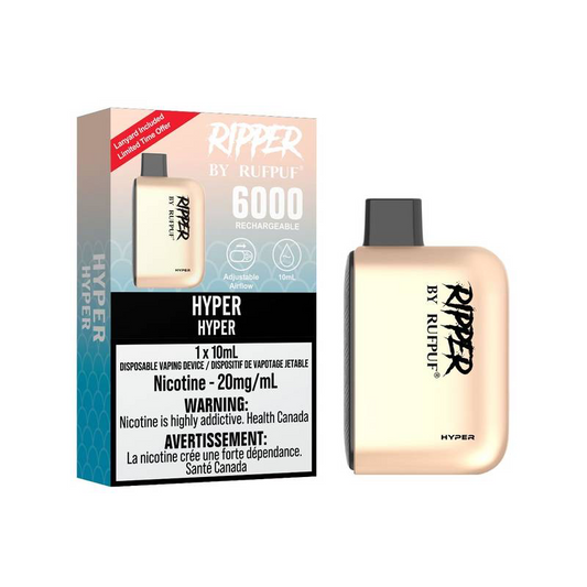 Rufpuf Ripper 6000 Disposable Vape flavour Hyper Energy Drink