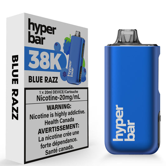 Hyperbar BE38000 38K Disposable Vape Blue Razz