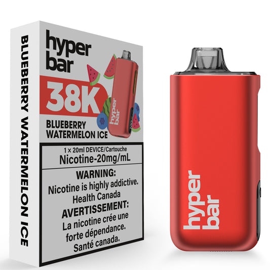 Hyperbar BE38000 38K Disposable Vape Blueberry Watermelon Ice