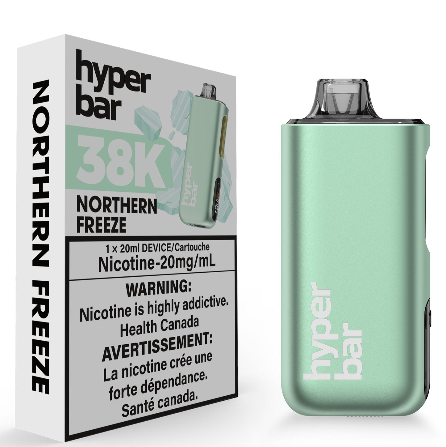 Hyperbar BE38000 38K Disposable Vape Northern Freeze