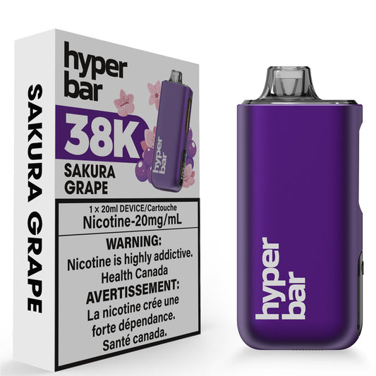 Hyperbar BE38000 38K Disposable Vape Sakura Grape