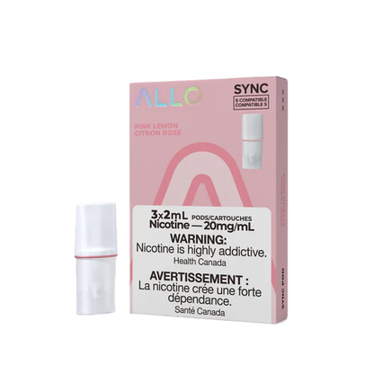 ALLO Sync vape Pods package 3-pack Pink Lemon