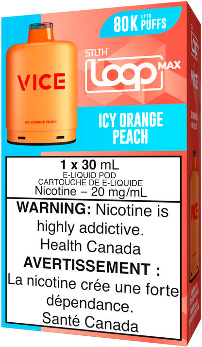 Icy Orange Peach STLTH LOOP MAX X VICE Pod Pack