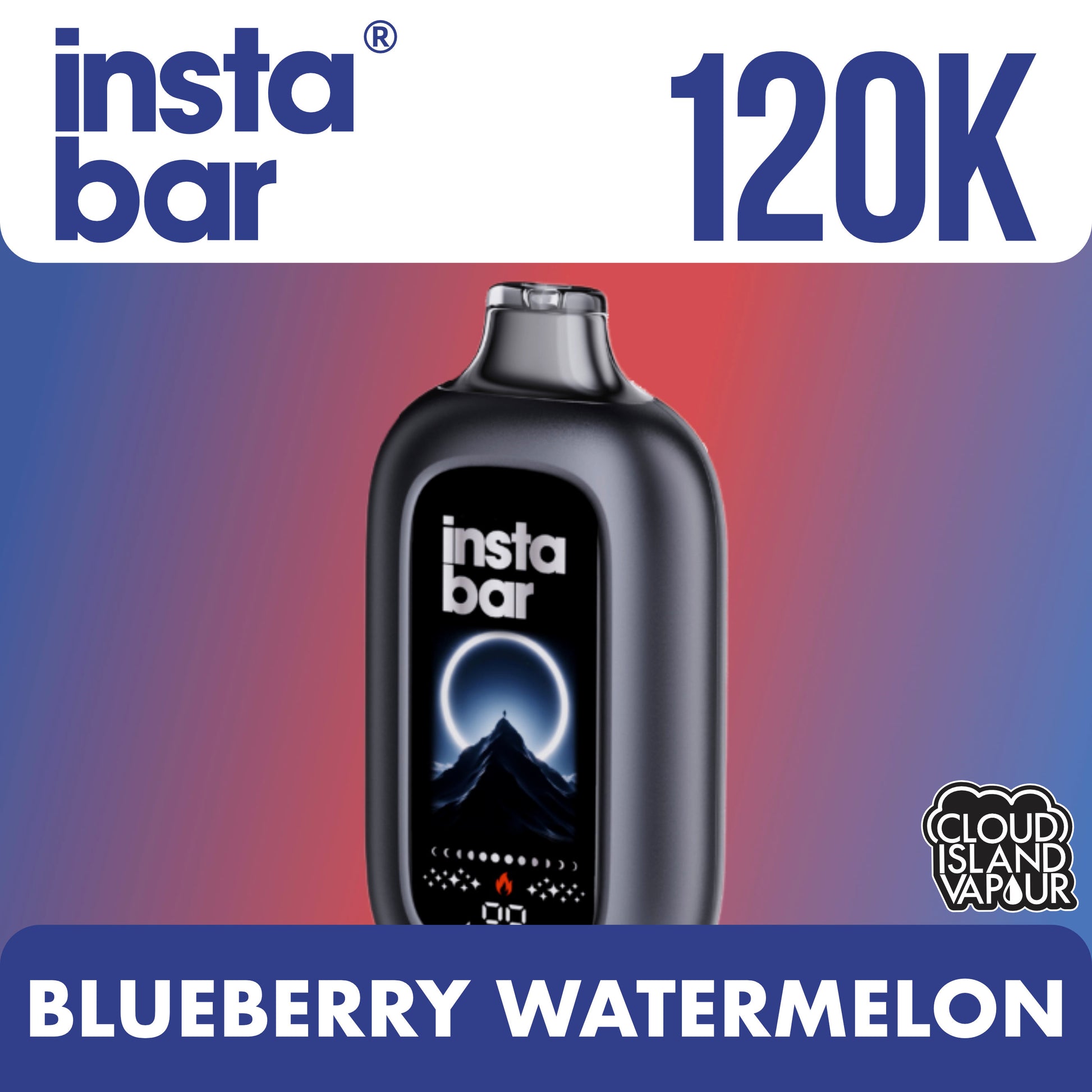 Insta Bar 120K Blueberry Watermelon