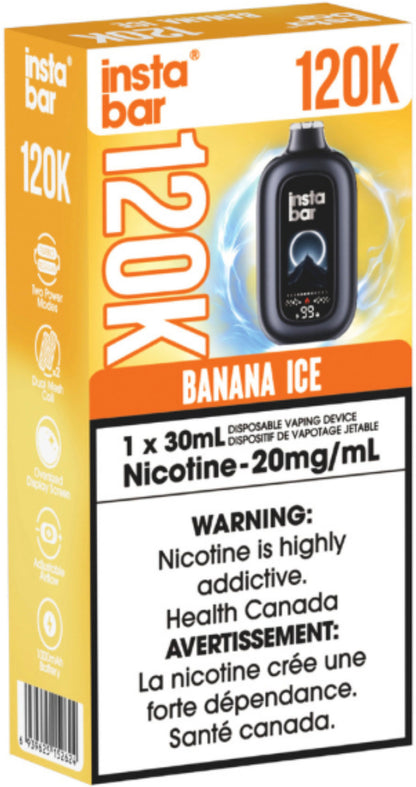Insta Bar 120K Disposable Banana Ice