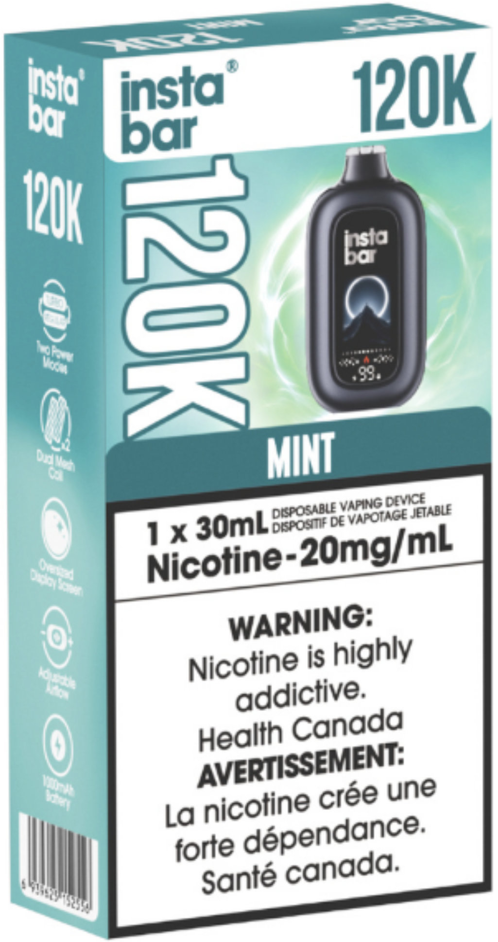 Insta Bar 120K Disposable Mint