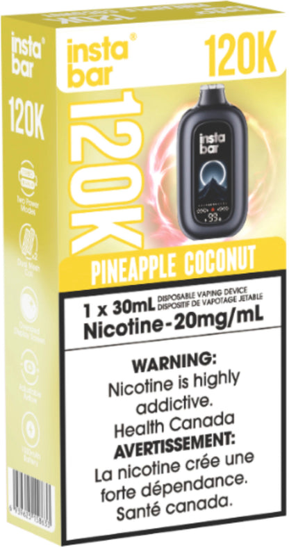 Insta Bar 120K Disposable Pineapple Coconut
