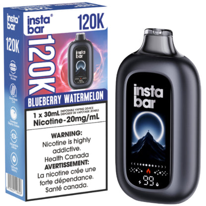 Insta Bar 120K Disposable Vape Blueberry Watermelon