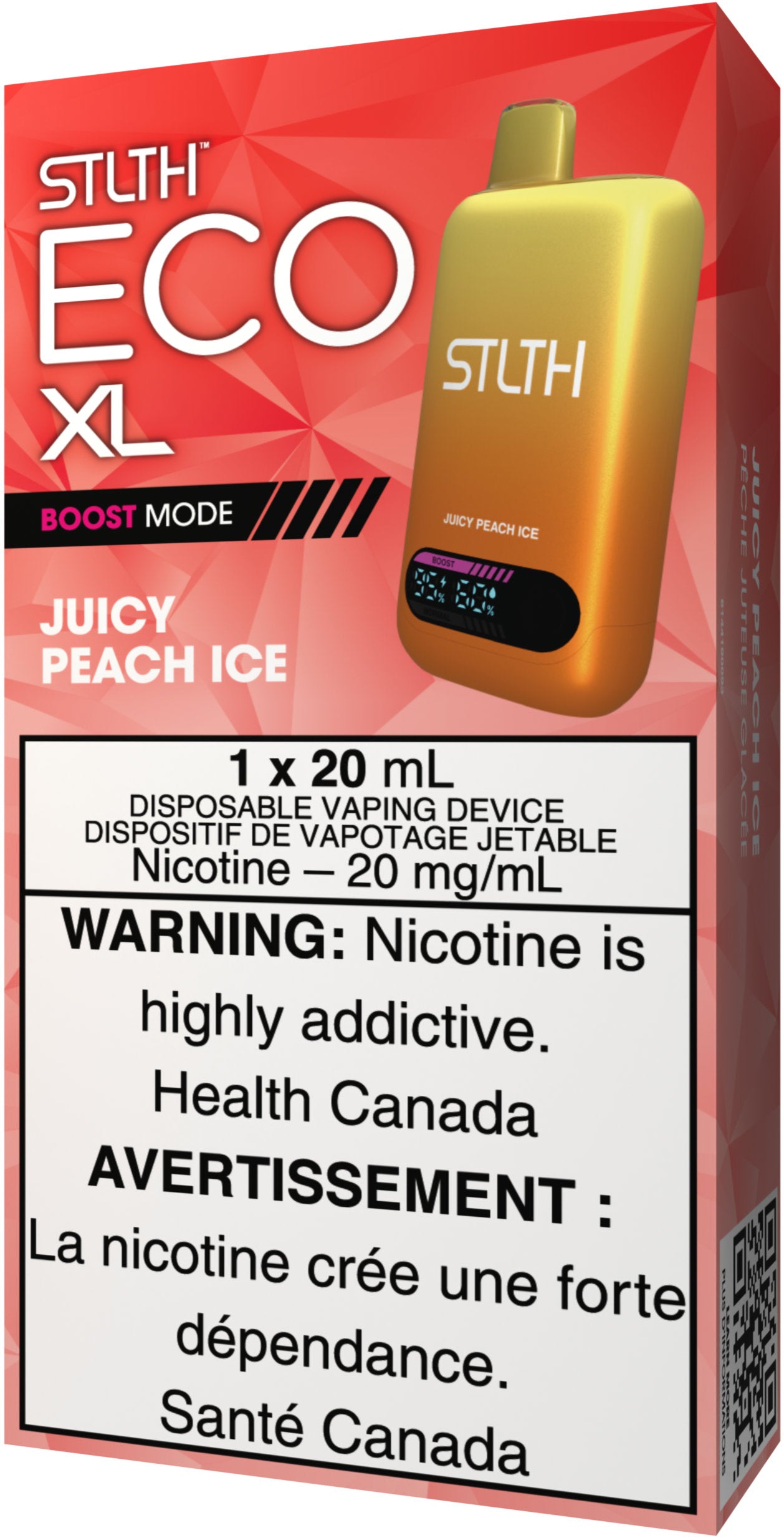 Juicy Peach Ice STLTH ECO XL Disposable