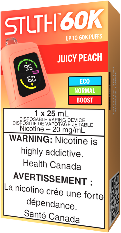 Juicy Peach STLTH 60K Disposable Vape