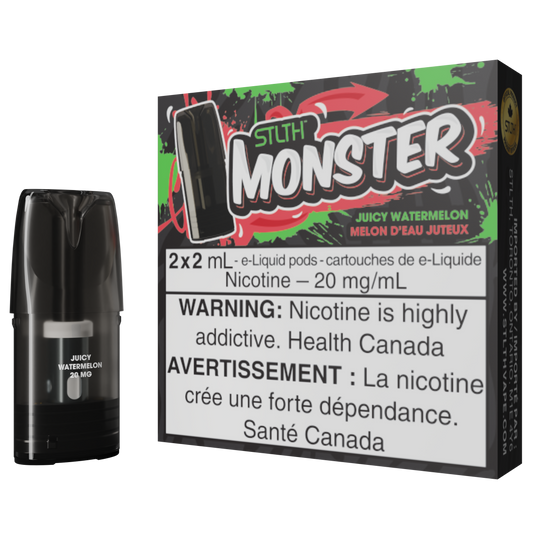 Juicy Watermelon STLTH MONSTER Pod Pack