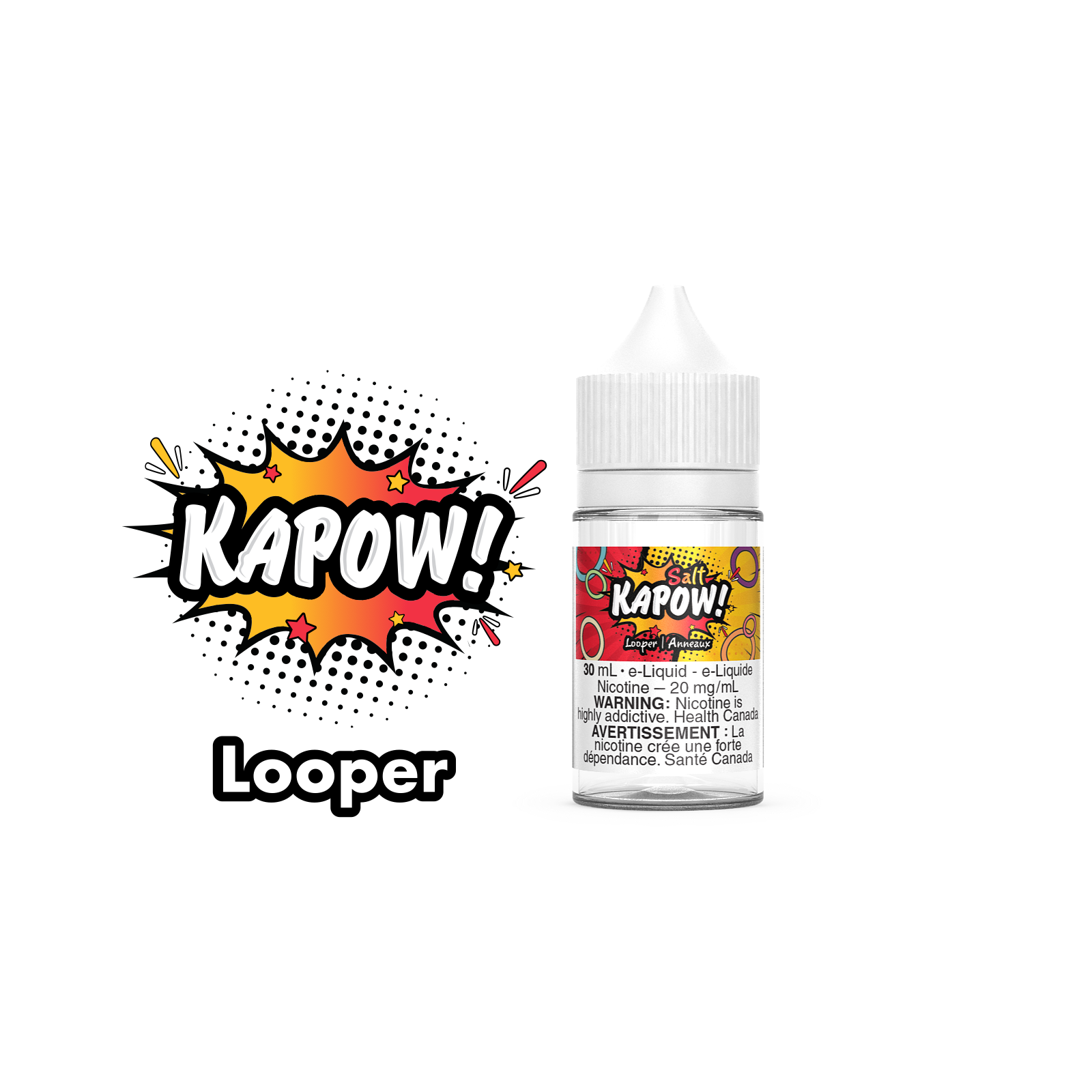 Looper - Kapow Salt Nic E-Liquid Cloud Island Vapour Looper - Kapow Salt Nic E-Liquid Cloud Island Vapour