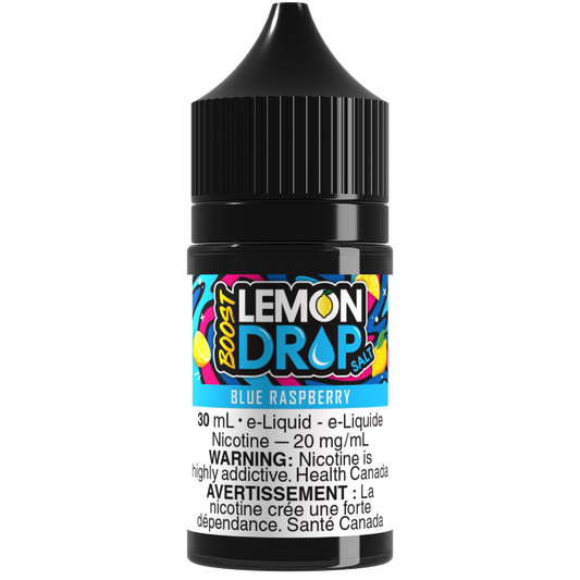 LEMON DROP BOOST Salt Nic E-Liquid Blue Raspberry