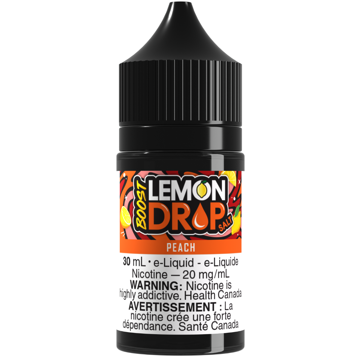 LEMON DROP BOOST Salt Nic E-Liquid Peach