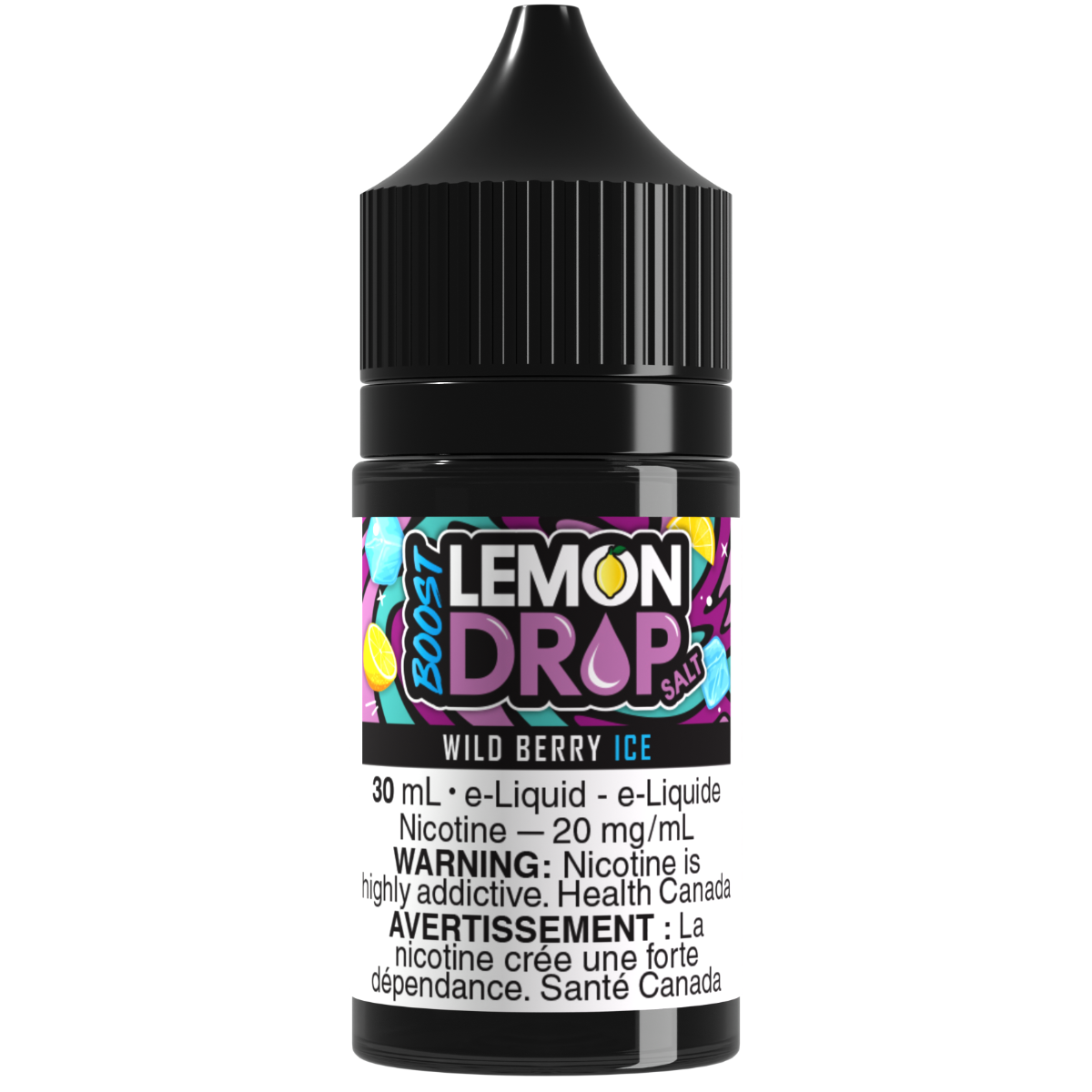 LEMON DROP BOOST Salt Nic E-Liquid Wild Berry Ice