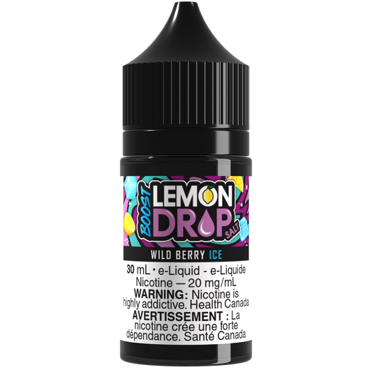 LEMON DROP BOOST Salt Nic E-Liquid Wild Berry Ice