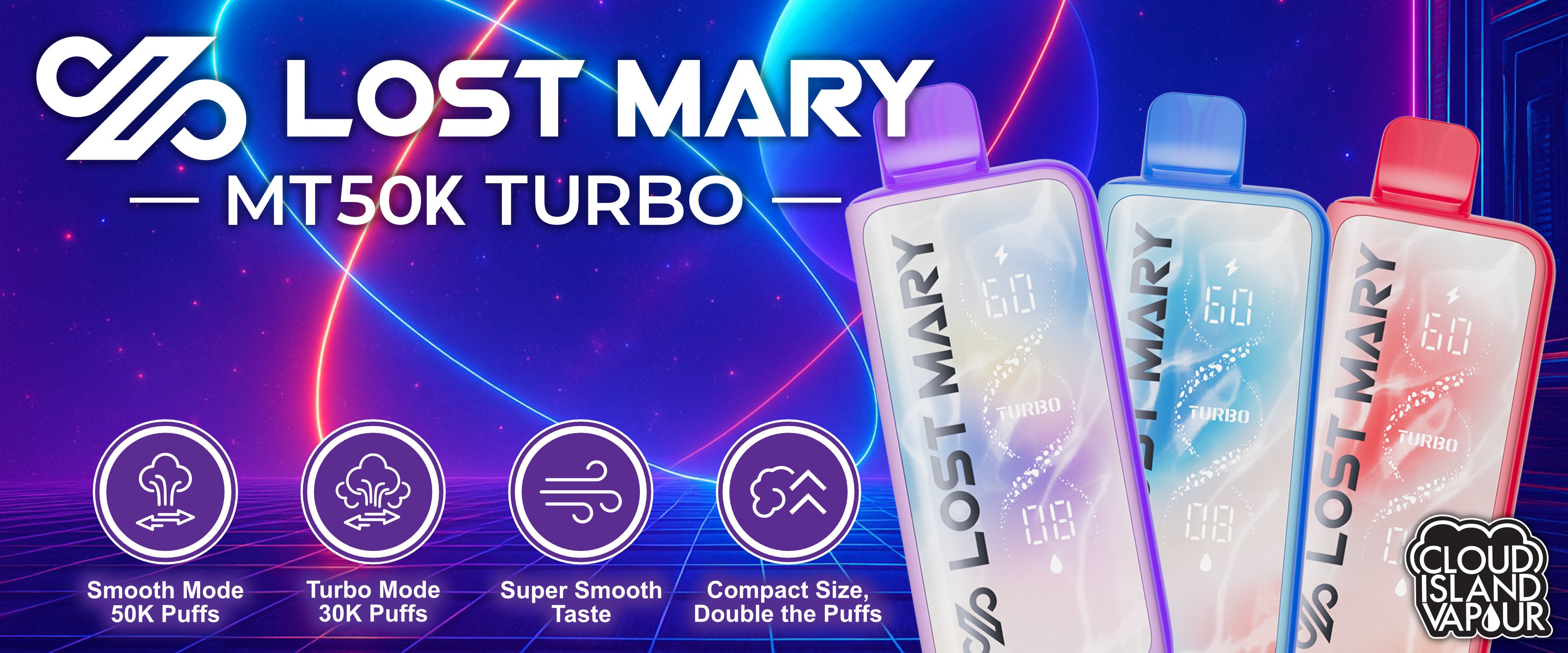 LOST MARY MT50K TURBO Disposable Vape Banner