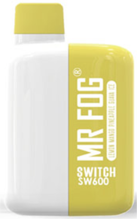 MR FOG SWITCH SW600 Disposable Vape - Lemon Mango Pineapple Guava Ice Cloud Island Vapour MR FOG SWITCH SW600 Disposable Vape - Lemon Mango Pineapple Guava Ice Cloud Island Vapour