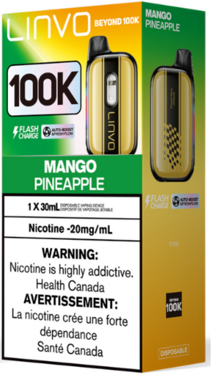 Linvo Beyond 100K Disposable Mango Pineapple