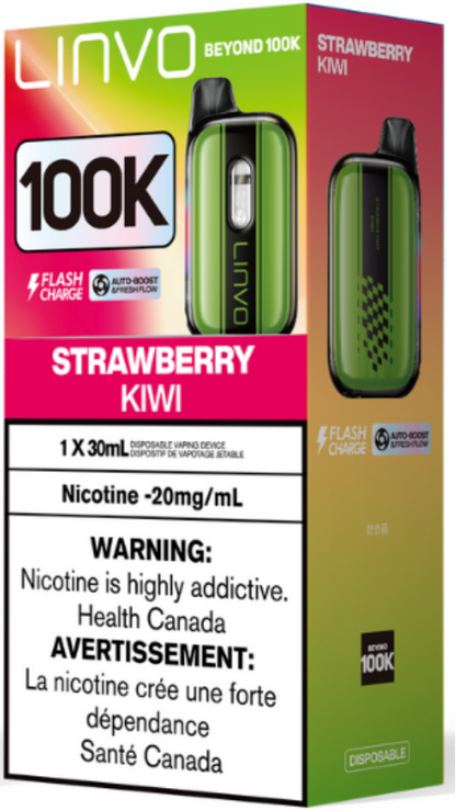 Linvo Beyond 100K Disposable Strawberry Kiwi