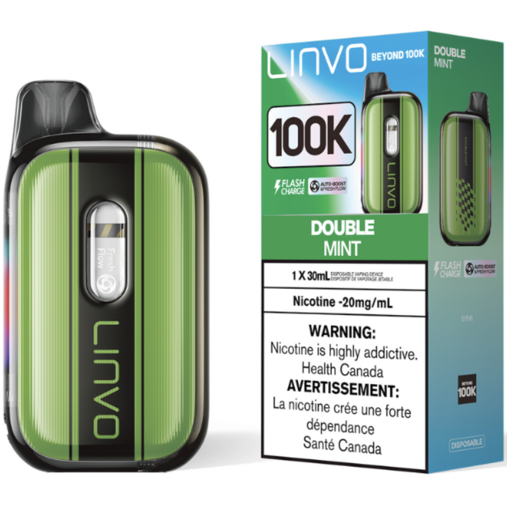 Linvo Beyond 100K Disposable Vape Double Mint