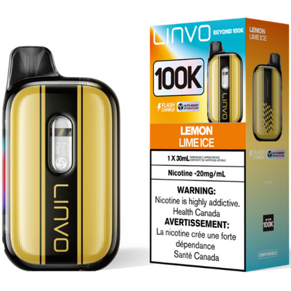 Linvo Beyond 100K Disposable Vape Lemon Lime Ice