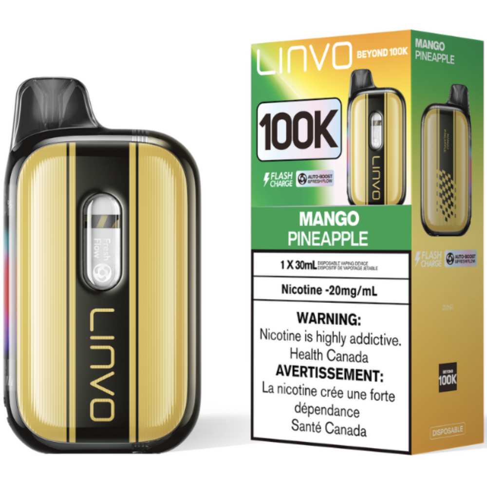 Linvo Beyond 100K Disposable Vape Mango Pineapple
