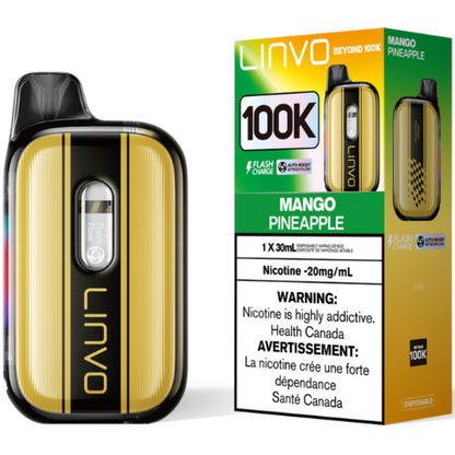 Linvo Beyond 100K Disposable Vape Mango Pineapple
