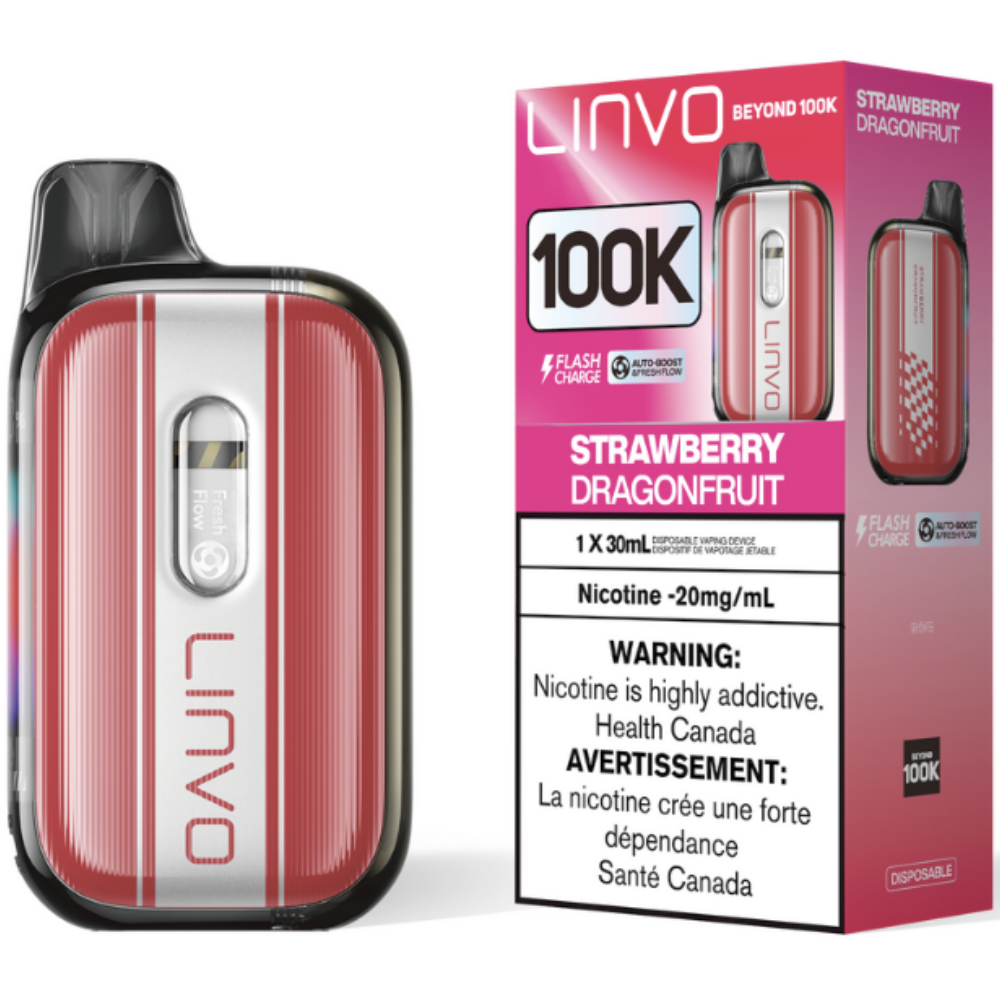 Linvo Beyond 100K Disposable Vape Strawberry Dragonfruit