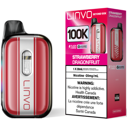 Linvo Beyond 100K Disposable Vape Strawberry Dragonfruit