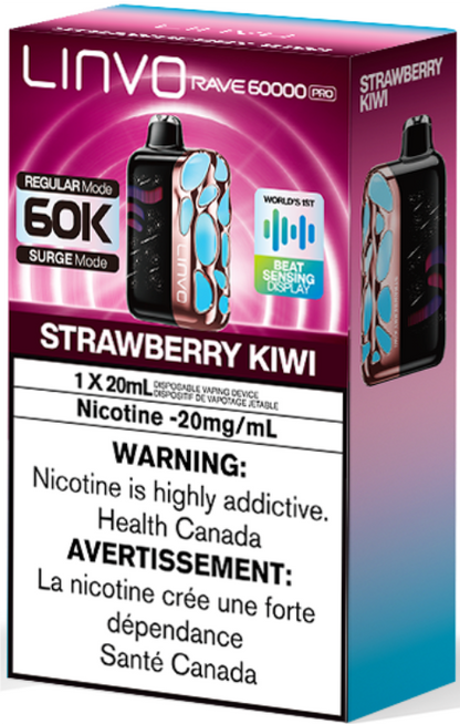 Linvo Rave 60000 Pro 60K Disposable Strawberry Kiwi