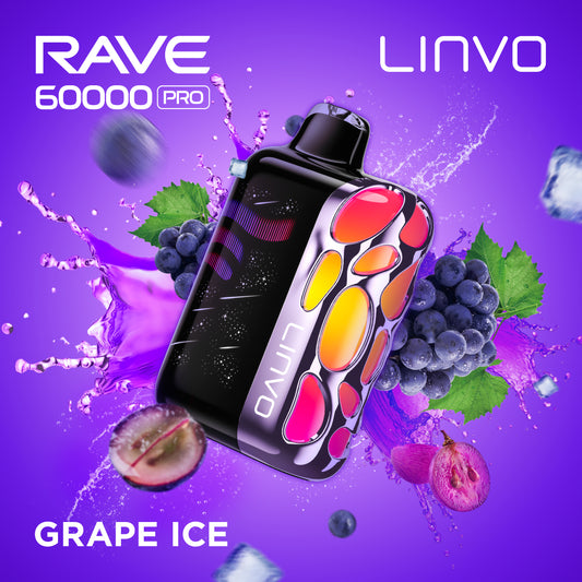 Linvo Rave 60000 Pro 60K Grape Ice