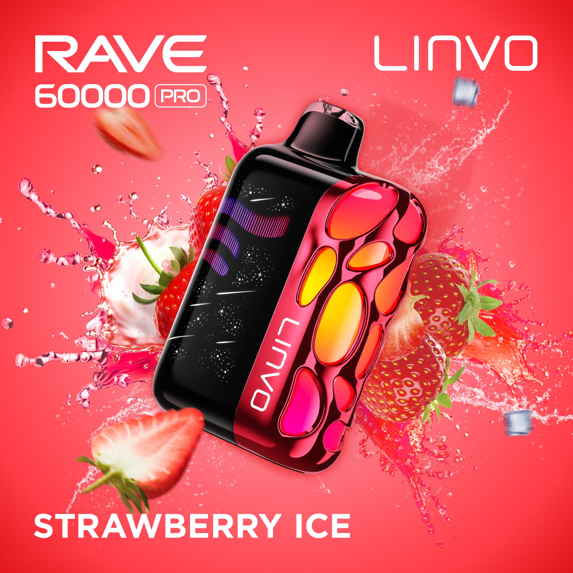 Linvo Rave 60000 Pro 60K Strawberry Ice