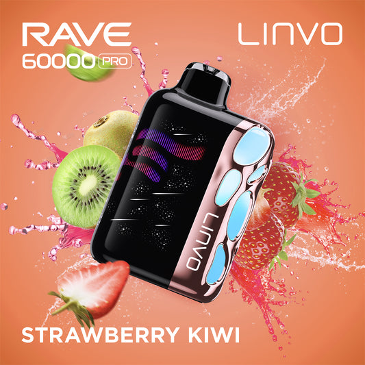 Linvo Rave 60000 Pro 60K Strawberry Kiwi