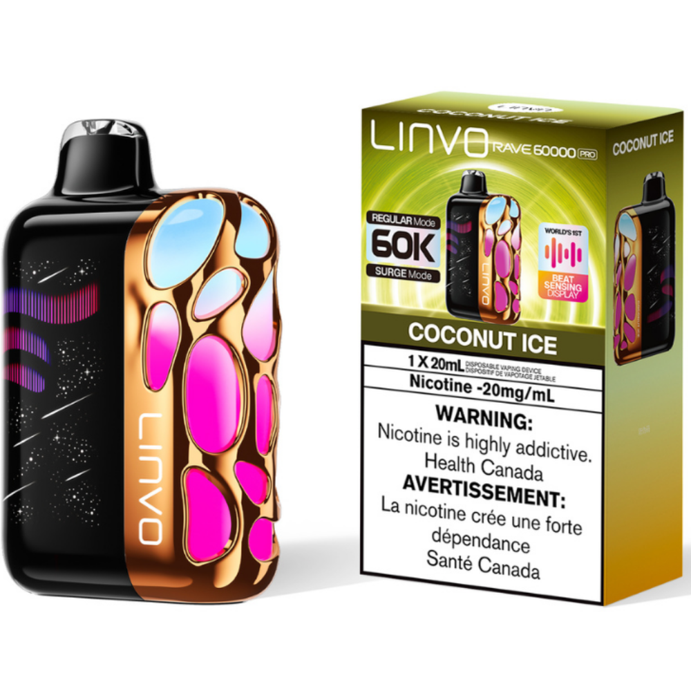 Linvo Rave 60000 Pro Disposable Vape Coconut Ice