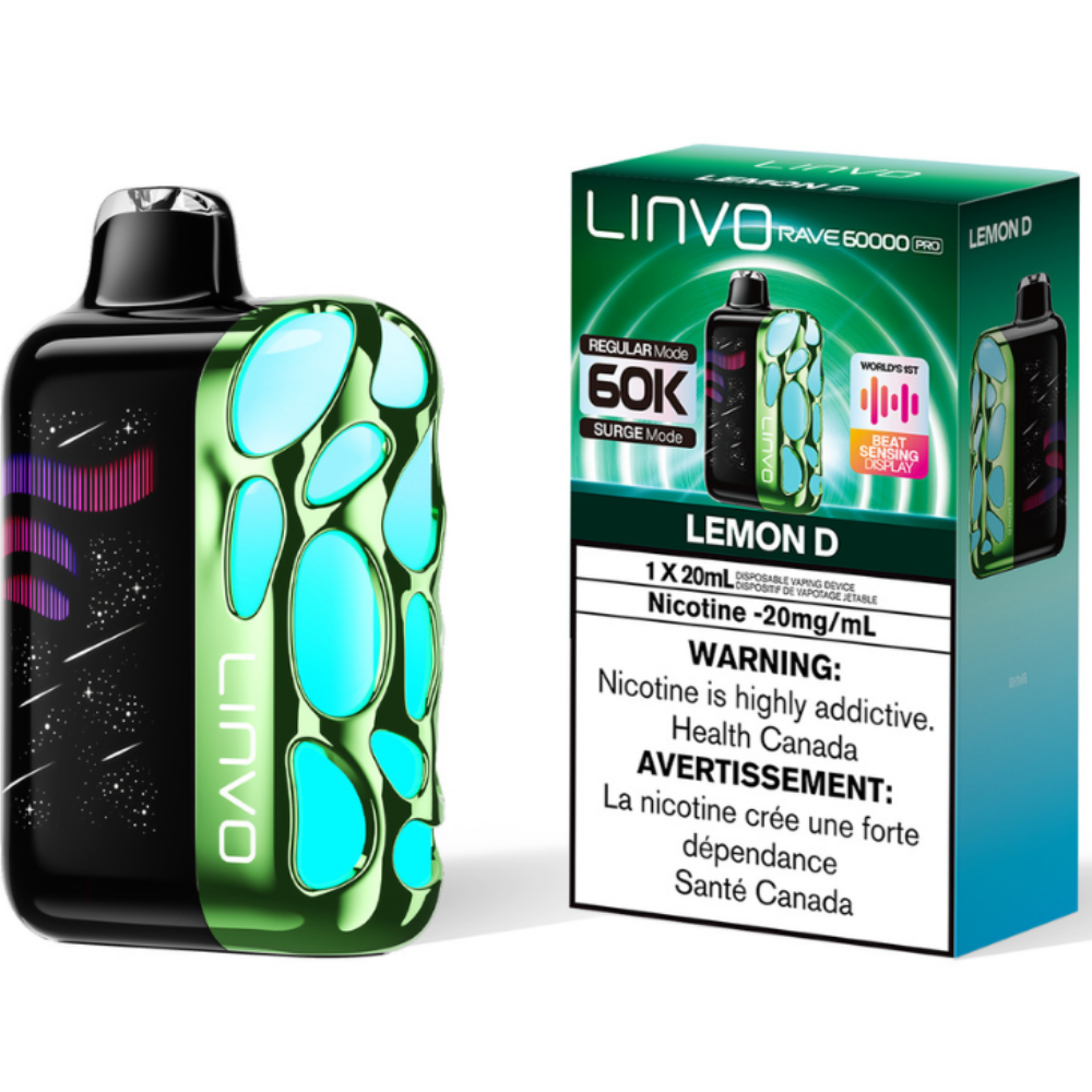 Linvo Rave 60000 Pro Disposable Vape Lemon D