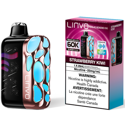 Linvo Rave 60000 Pro Disposable Vape Strawberry Kiwi