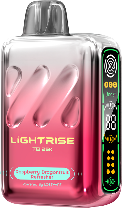 Lost Vape Lightrise TB 25K Disposable Vape Raspberry Dragonfruit Refresher