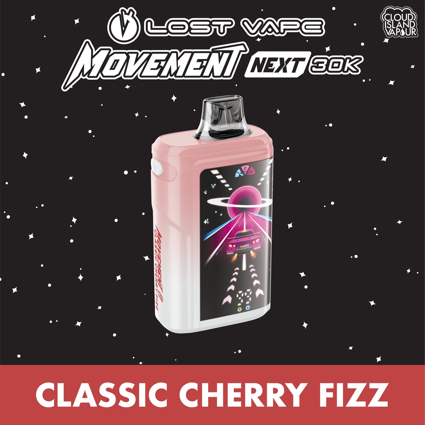 Lost Vape Movement Next 30K Disposable Vape Classic Cherry Fizz