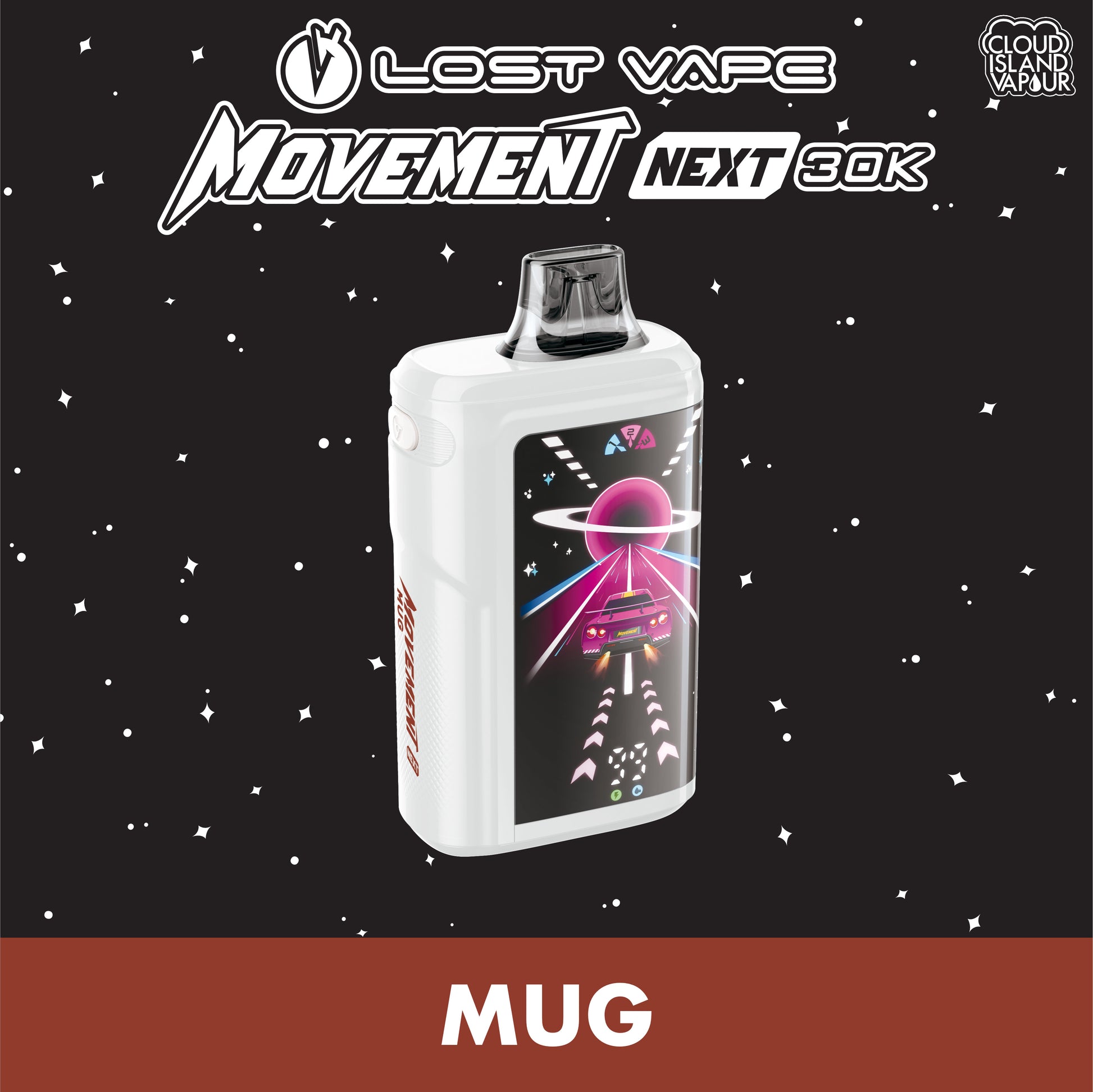 Lost Vape Movement Next 30K Disposable Vape - Mug Cloud Island Vapour Lost Vape Movement Next 30K Disposable Vape - Mug Cloud Island Vapour